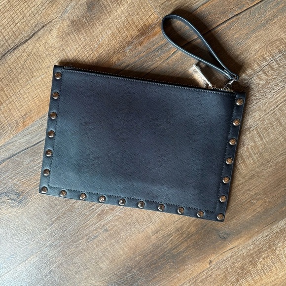 White House Black Market Floral Studded Clutch - Picture 4 of 6